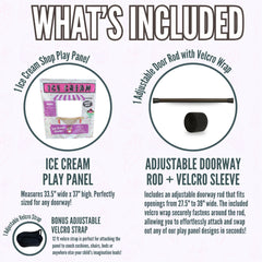 Ice Cream Shop Doorway Play Panel