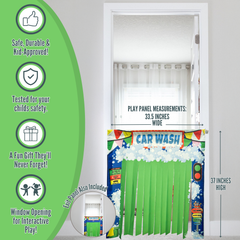 Double Car Wash Doorway Play Panel
