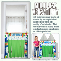 Double Car Wash Doorway Play Panel