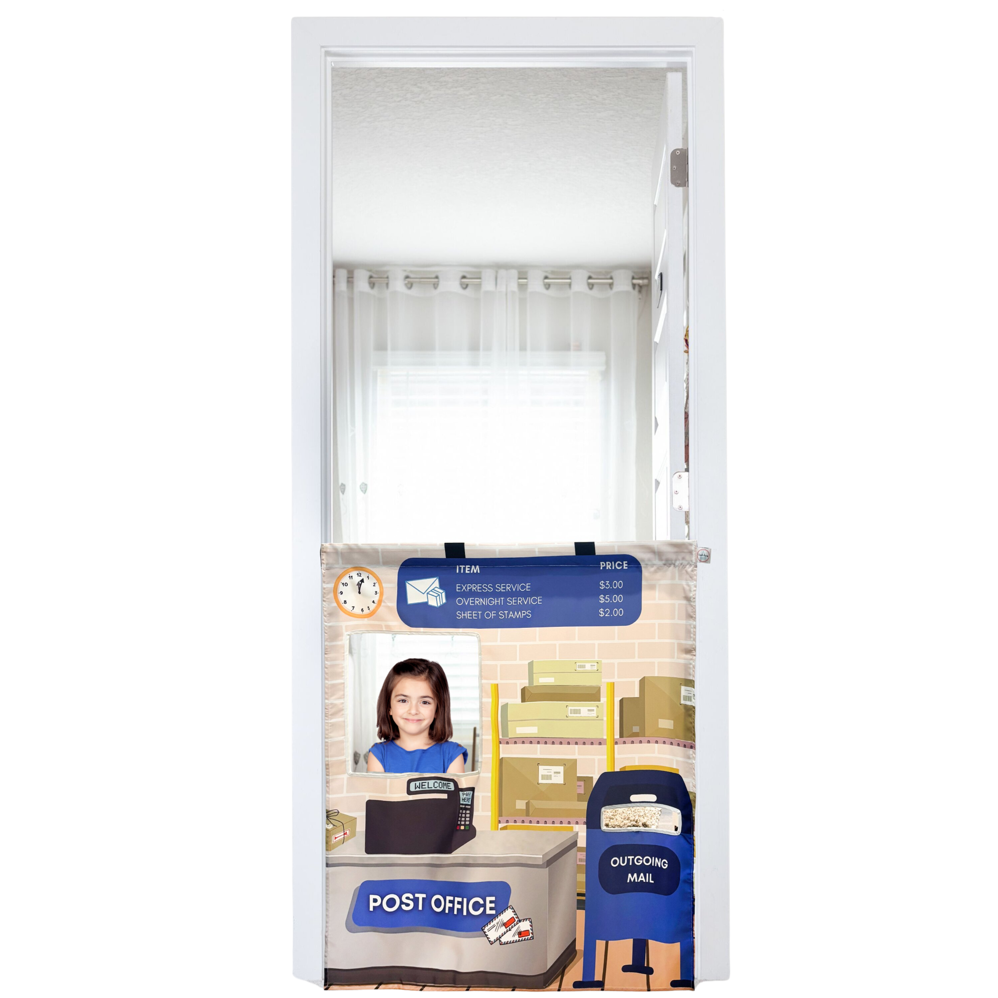 Post Office Doorway Play Panel