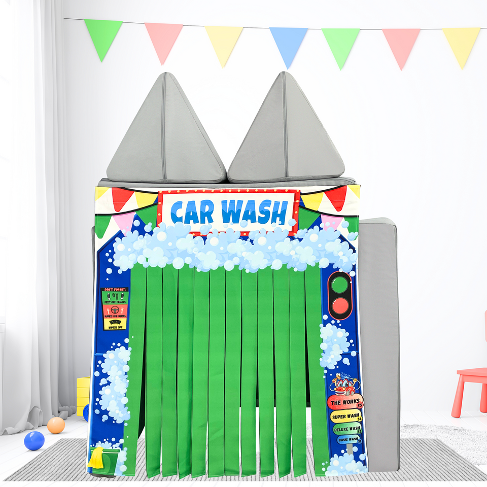 Double Car Wash Play Panel