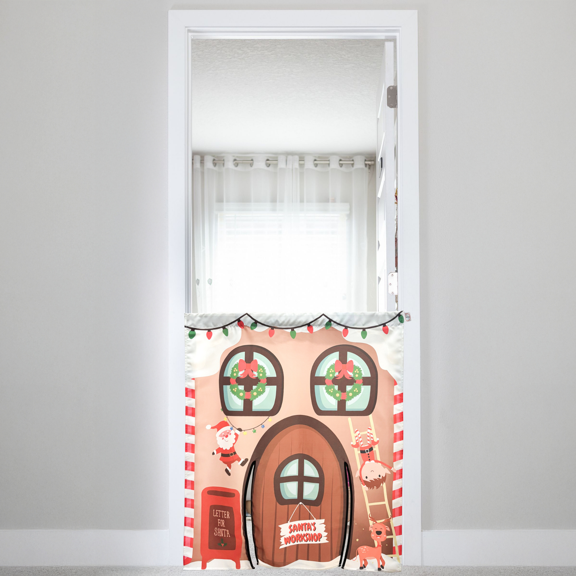 Santa's Workshop Doorway Play Panel