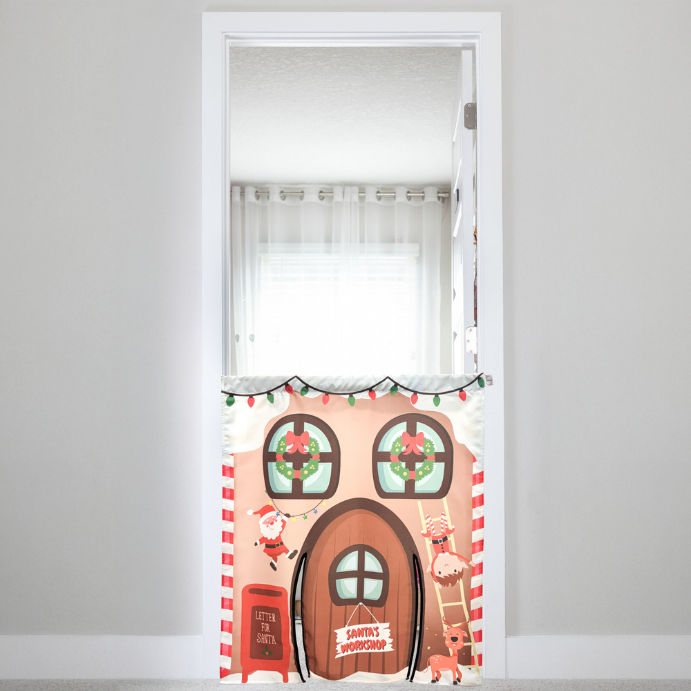 Santa's Workshop Doorway Play Panel