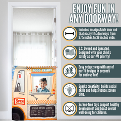 Food Truck Doorway Play Panel