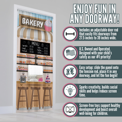 NEW! Bakery Doorway Play Panel