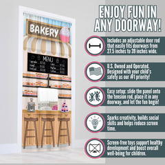 NEW! Bakery Doorway Play Panel