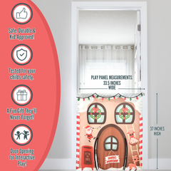 Santa's Workshop Doorway Play Panel