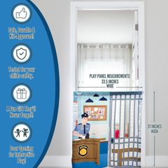 Police Station Doorway Play Panel