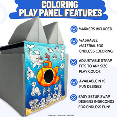 Underwater Coloring Play Panel