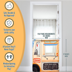Food Truck Doorway Play Panel