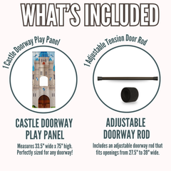 NEW! Castle Doorway Play Panel
