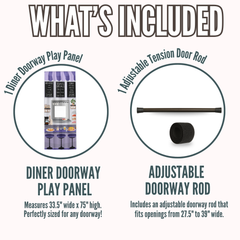 NEW! Diner Doorway Play Panel