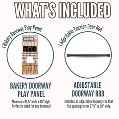 NEW! Bakery Doorway Play Panel