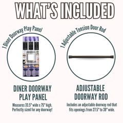 NEW! Diner Doorway Play Panel