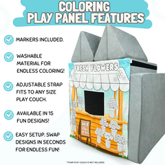 Flower Shop Coloring Play Panel