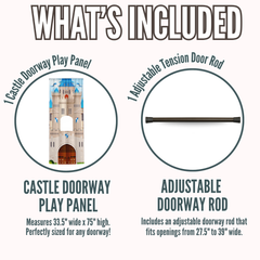 NEW! Castle Doorway Play Panel