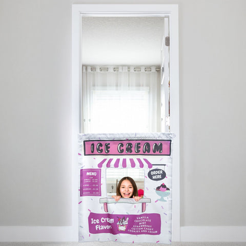 Ice Cream Shop Doorway Play Panel