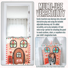 Santa's Workshop Doorway Play Panel