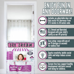 Ice Cream Shop Doorway Play Panel