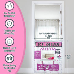 Ice Cream Shop Doorway Play Panel