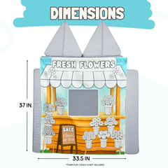 Flower Shop Coloring Play Panel