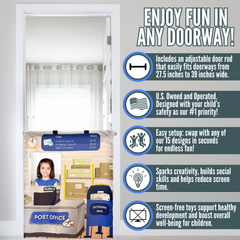 Post Office Doorway Play Panel