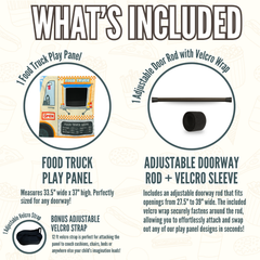 Food Truck Doorway Play Panel