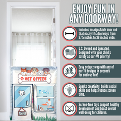 Vet Office Doorway Play Panel