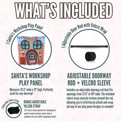 Santa's Workshop Doorway Play Panel