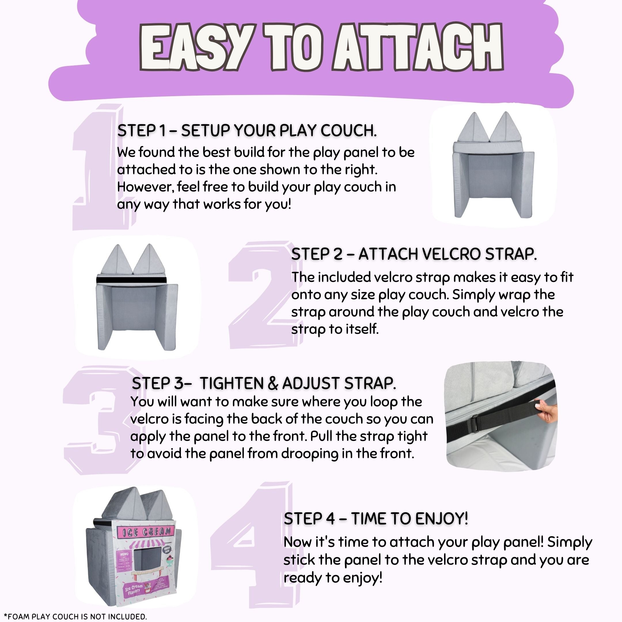 Ice Cream Shop Play Panel