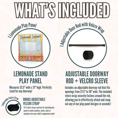 Lemonade Stand Doorway Play Panel
