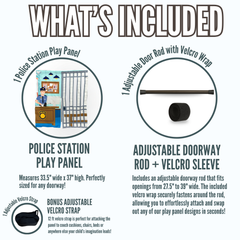 Police Station Doorway Play Panel
