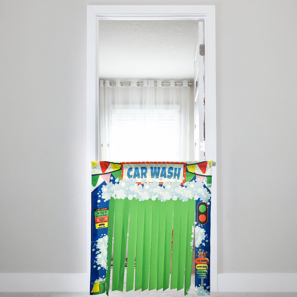 Double Car Wash Doorway Play Panel
