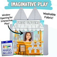 Flower Shop Coloring Play Panel