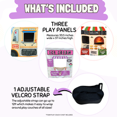NEW! "Tasty Town" 3-Pack Play Panels