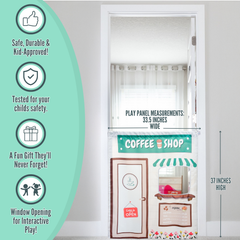 Coffee Shop Doorway Play Panel