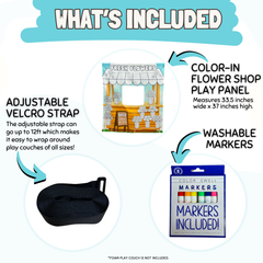 Flower Shop Coloring Play Panel