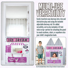 Ice Cream Shop Doorway Play Panel