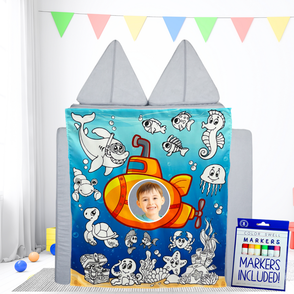 Underwater Coloring Play Panel