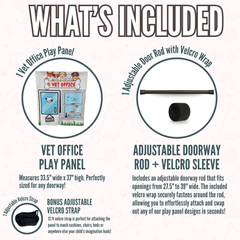 Vet Office Doorway Play Panel
