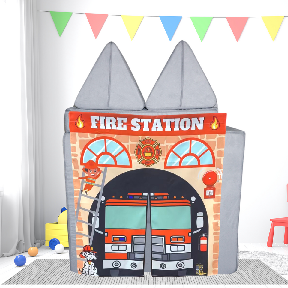 Firehouse Play Panel Couch Swag | Play Couch Play Panels and Liners | CouchSwag