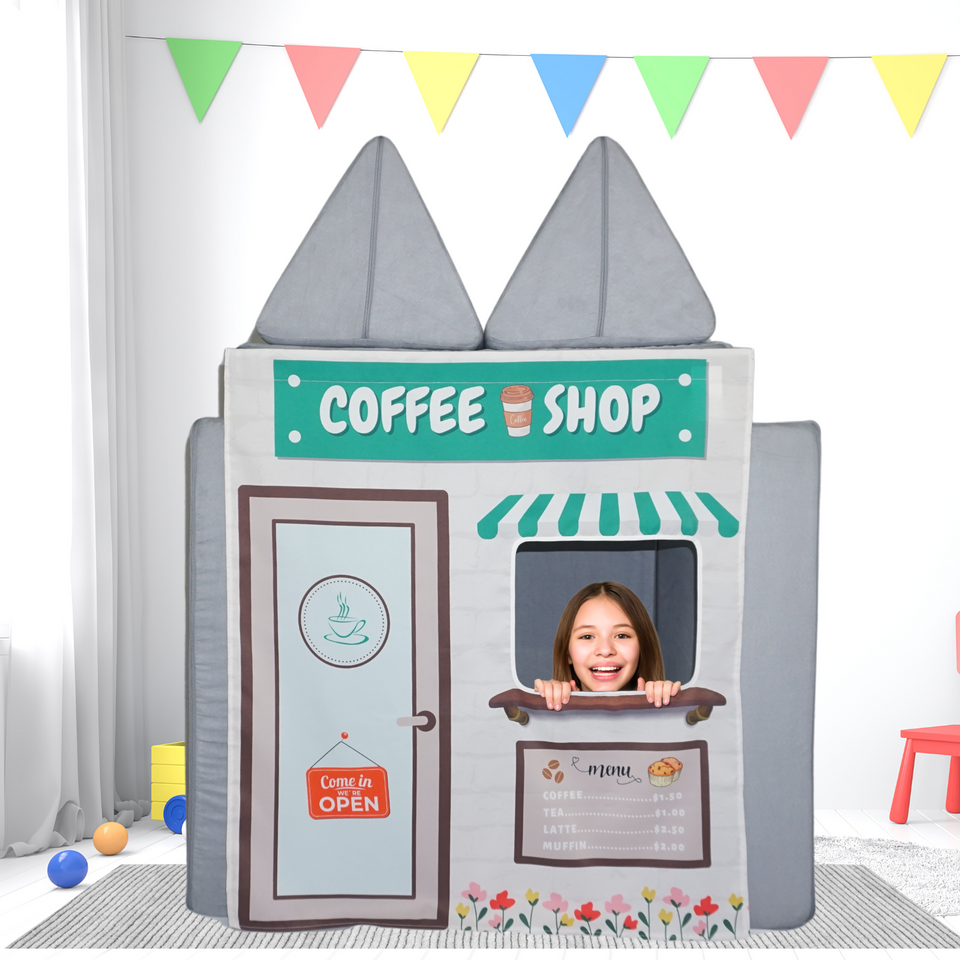 Coffee Shop Play Panel Couch Swag | Play Couch Play Panels and Liners | CouchSwag