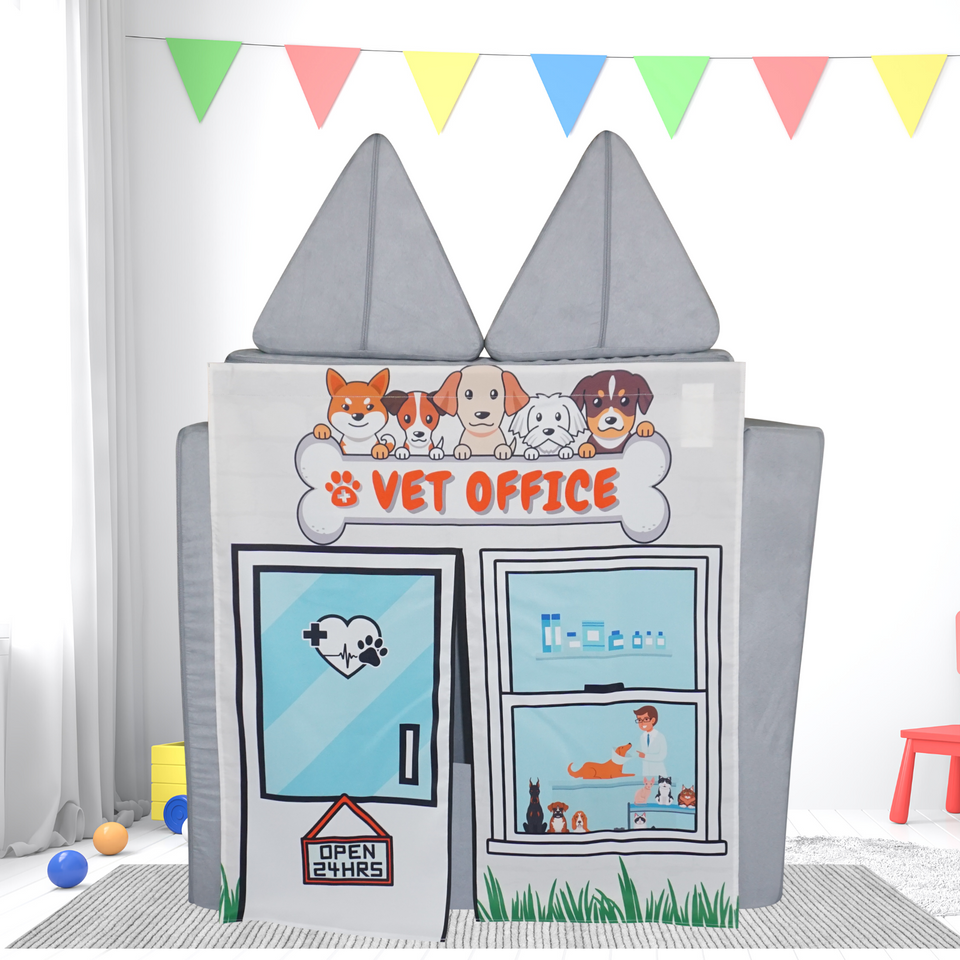 Ice Cream Shop Play Panel Couch Swag | Play Couch Play Panels and Liners | CouchSwag