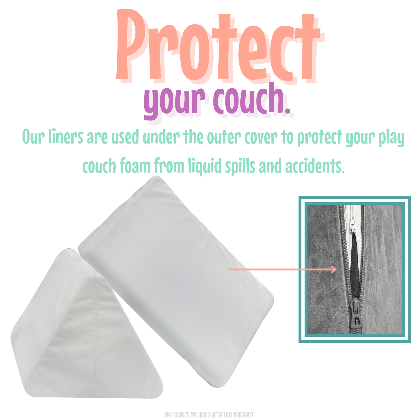 Couch Swag Waterproof Kids Play Couch Protective Liner Cover CouchSwag
